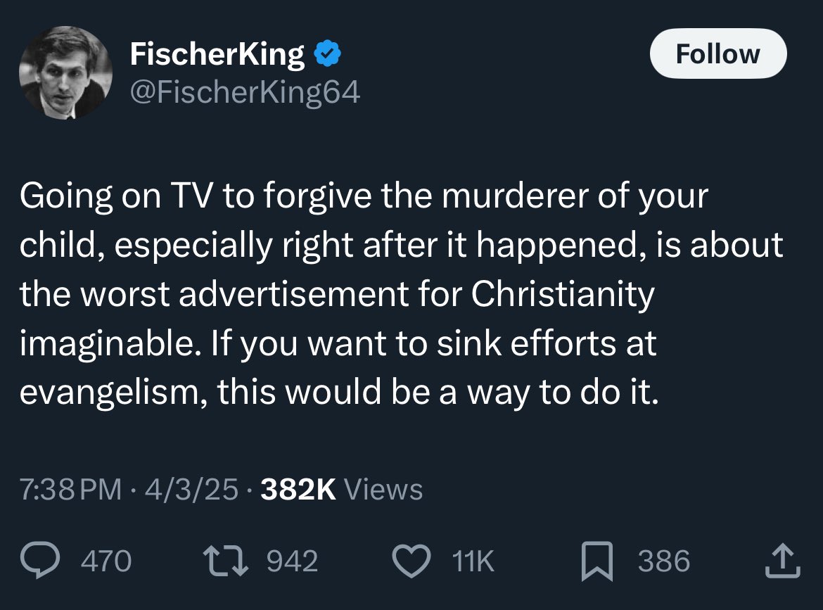 bilbosfootcomb's tweet image. 11k likes on literal antichrist theological argument