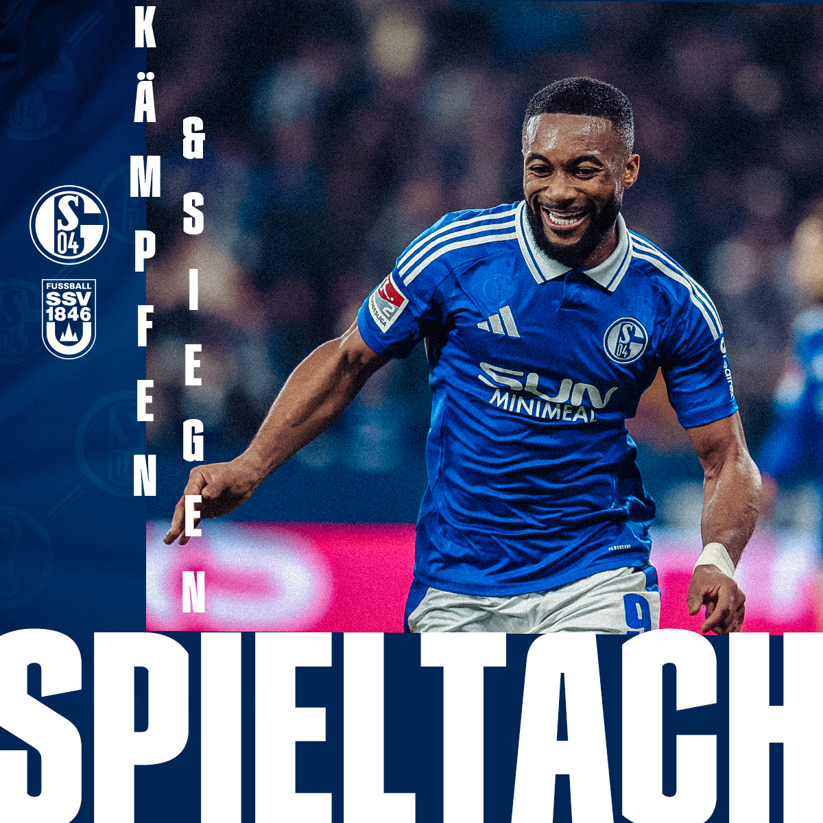 ⚒️ SPIELTACH
⚽️ #S04 🆚 <a href="/ssvulm1846fb/">SSV Ulm 1846 Fussball</a> 
🕜 13.30 Uhr
📺 LIVE auf <a href="/SkySportDE/">Sky Sport</a>
#⃣ #S04ULM