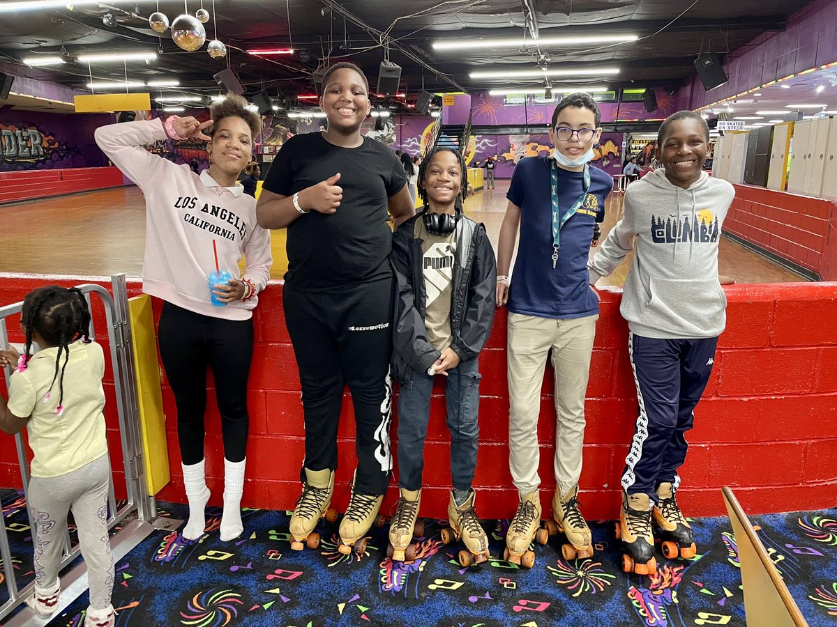 JBBulldogsPHL's tweet photo. We had so much fun at Rolling Thunder skating rink for our PBIS Event today! 🛼🛼 @PHLschools https://t.co/yLqJLvtTFC