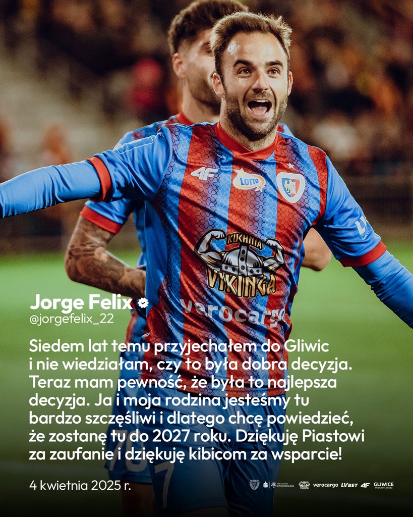 My Ciebie też, <a href="/JorgeFelix_22/">Jorge Félix Muñoz</a>! 💙♥️🥹