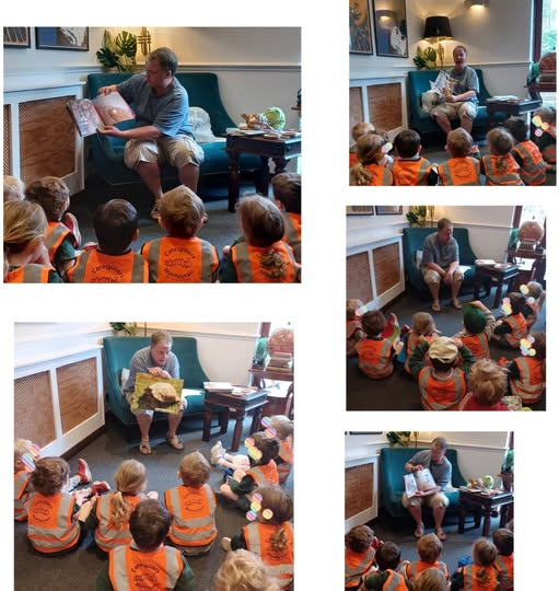 IanBrownTV's tweet photo. Super fun #ALBERTthetortoise #HuggnBugg #picturebooks #storytime with these Caterpillars visiting ace #booksellers Blue Bear @BBbookshop in #HartleyWintney #Hampshire. #Supersize thanks to everyone involved https://t.co/Olqfb5dRZA
#storytelling #bookevent #authorevent #bookshop https://t.co/1oibNne5Gc