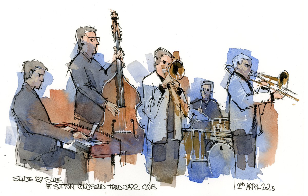 Slide by Slide at Sutton Coldfield Trad Jazz Club.