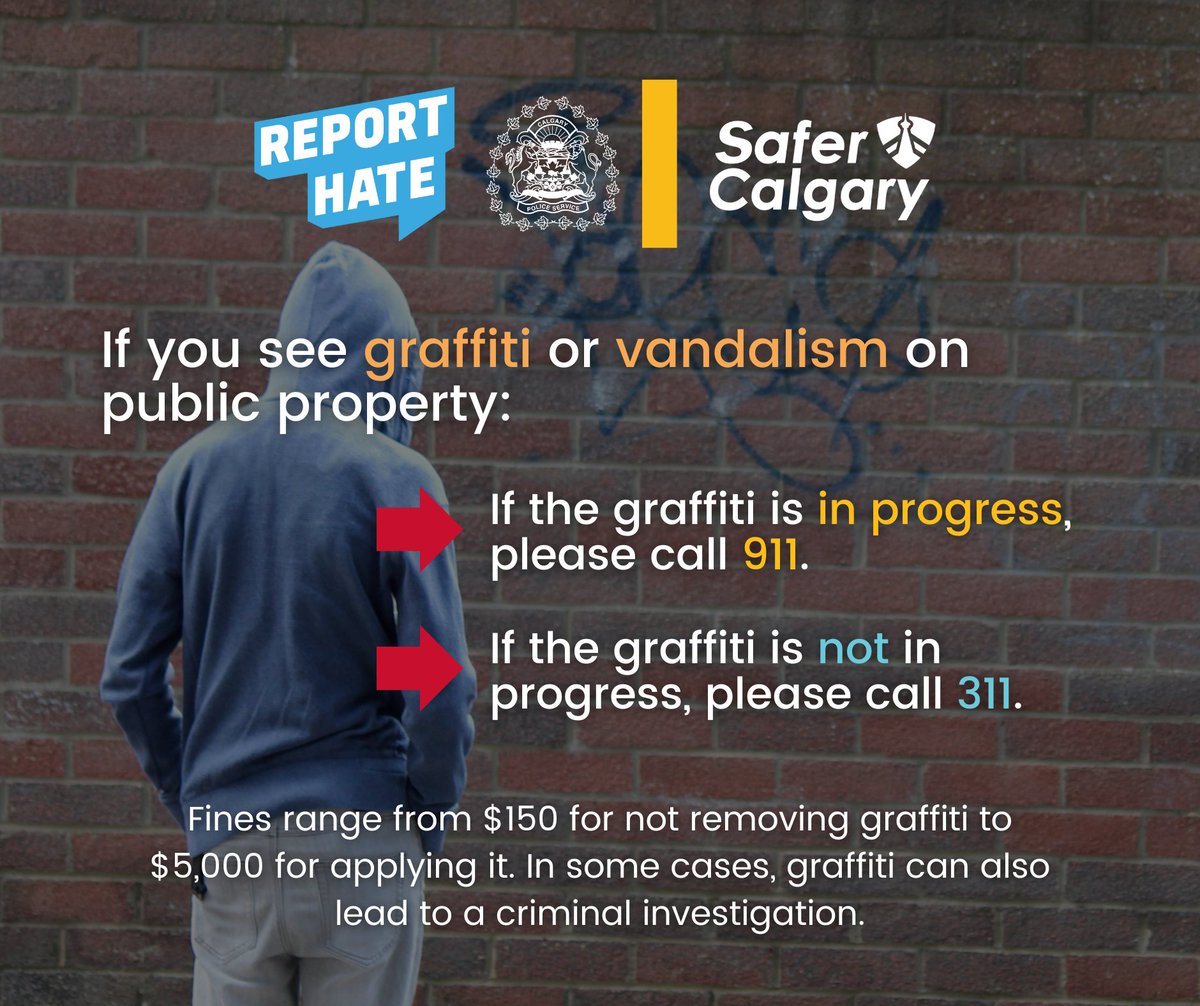 Have you noticed an increase in graffiti around our beautiful city? While some may see it as mere vandalism, the impact &amp; consequences are far-reaching. Graffiti can not only tarnish the aesthetic appeal of our neighbourhoods, but offensive or hateful graffiti can harm
