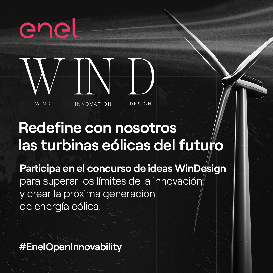 EnelChile's tweet photo. ¡Un desafío global para redefinir la energía eólica! Llamamos a arquitectos, diseñadores e ingenieros a repensar las turbinas eólicas, combinando innovación, tecnología e integración paisajísticas.
Envía tu propuesta antes del 16 de junio https://t.co/Xt3npJlTi0
#WinDesign https://t.co/ew1j1h0QxK