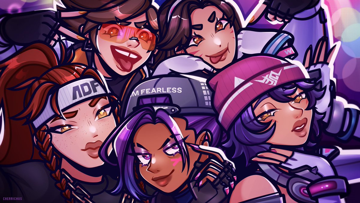 The girlies 🫰💖✨ #OverwatchFanart