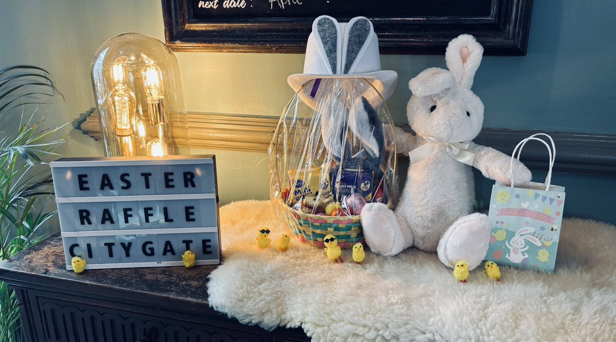 Easter Bank Holiday (4day) Weekend 🪺 

Join us all weekend for fun &amp; games - we’ve got craft station set up (not just for kids) Friday to Monday and a Easter Egg Hunt on Sunday 20th 
That bunny should be more careful of his eggs! 

Also a Easter Hamper &amp; Alister Bunny to be won