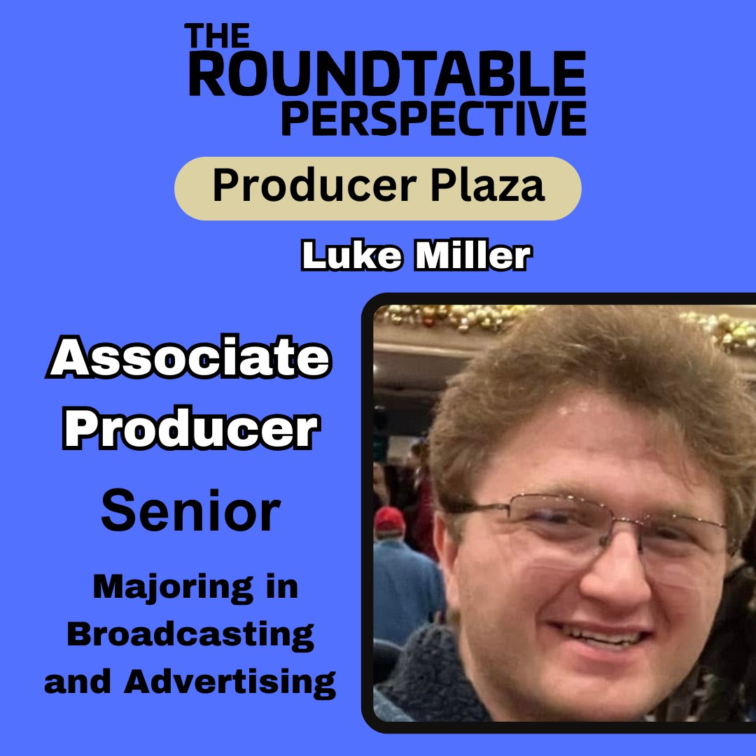 pnwroundtable's tweet image. We have another crew member we would like to spotlight in the Producer Plaza! Luke Miller is an Associate Producer of our show does such an amazing job finding guests, researching topics and is an overall great person!