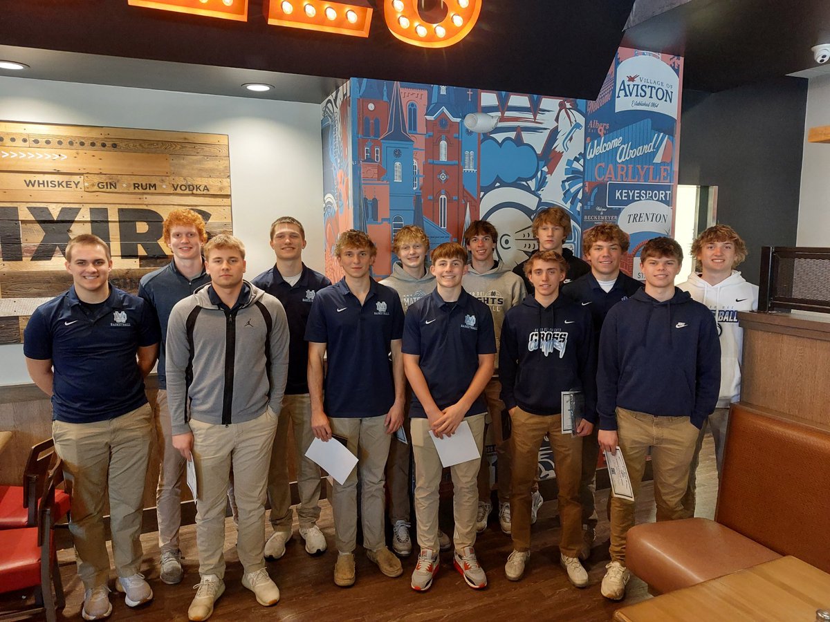 MDCatholicHoops's tweet image. A few weeks ago we wrapped up our 2024-2025 campaign with our banquet. Thanks to Applebee’s for the hospitality!

MVP: Gavin Peppenhorst
Rebound &amp;amp; Knight Award: Elliott Rakers
Defense Award: Luke Brefeld
Assist Award: Nolan Goebel
Free Throw Award: Conner Diekemper

#WeAreMD