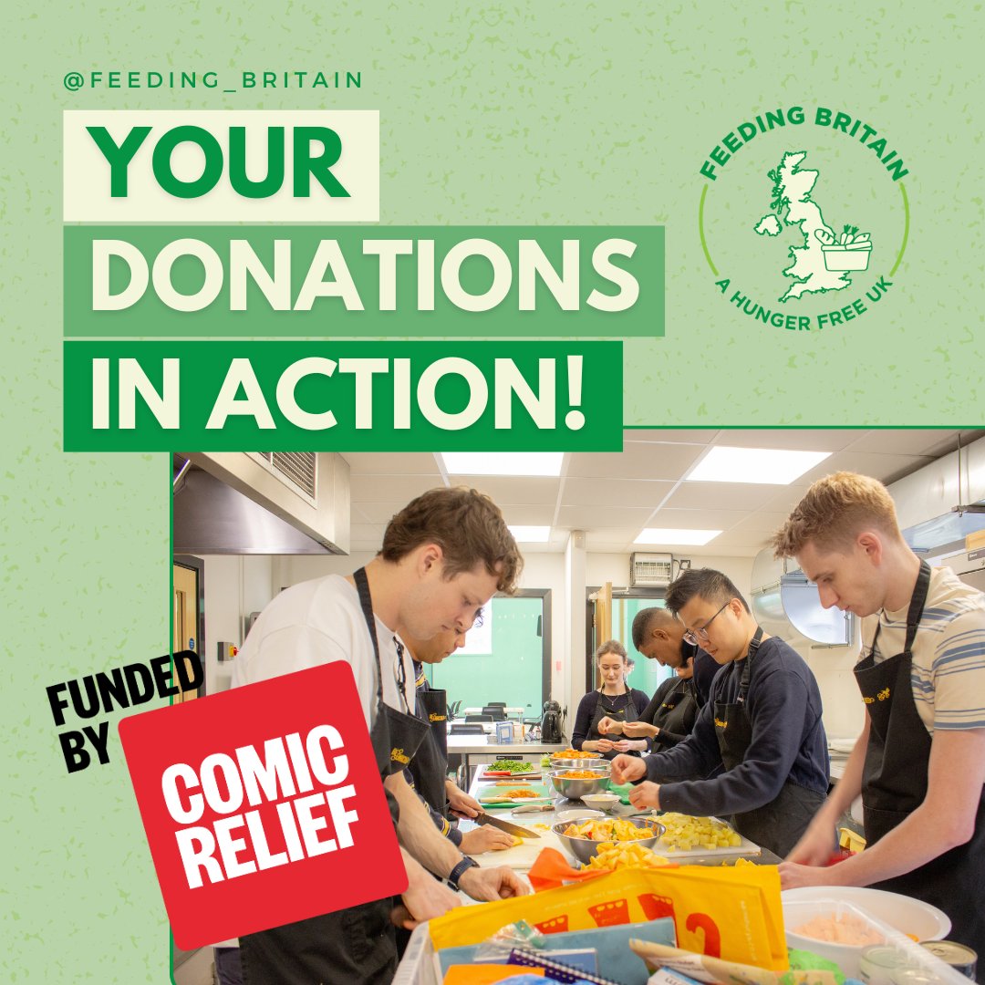 Feeding_Britain's tweet image. It was great to see coverage of the work of our partner @Be_Enriched on @comicrelief's #RedNoseDay show and to welcome @jbgill. Thank you to everyone who donated this year...
