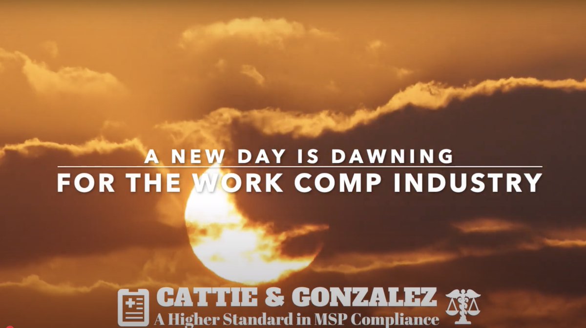 A New Day for the Work Comp Industry, Mandatory Reporting of Work Comp MSA Data Begins Today
youtube.com/watch?v=8LBkqz…