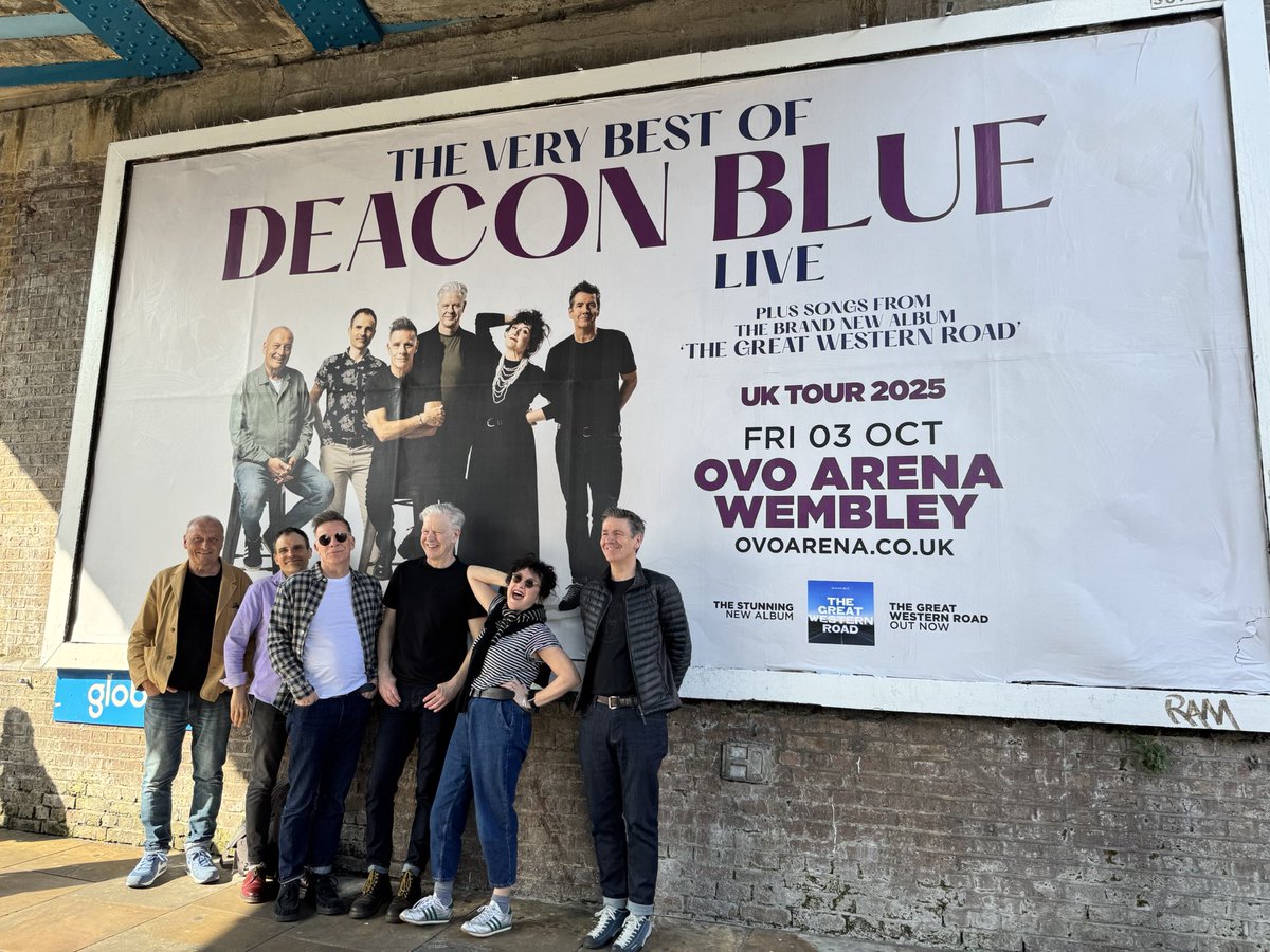 Dougie Vipond (@dougievipond) on Twitter photo Walked past this poster twice and didn’t notice it!!!!
Thankfully we all eventually tracked it down at Shepherd’s Bush tube.
Our shows later in the year are gonna be amazing, get your tickets while you can…
<a href="/deaconbluemusic/">Deacon Blue</a> #deaconblue #thegreatwesternroadtrip #live #music Walked past this poster twice and didn’t notice it!!!!
Thankfully we all eventually tracked it down at Shepherd’s Bush tube.
Our shows later in the year are gonna be amazing, get your tickets while you can…
<a href="/deaconbluemusic/">Deacon Blue</a> #deaconblue #thegreatwesternroadtrip #live #music
