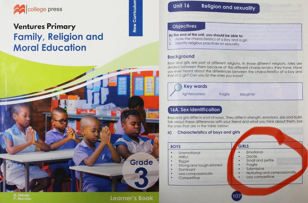 cavyjay's tweet image. As a father to a beautiful girl, I will not forgive myself raising her as docile, small, petite, fragile and less competitive. Who in his/her rightful senses endorses this curriculum that perpetuate gross toxic masculinity.