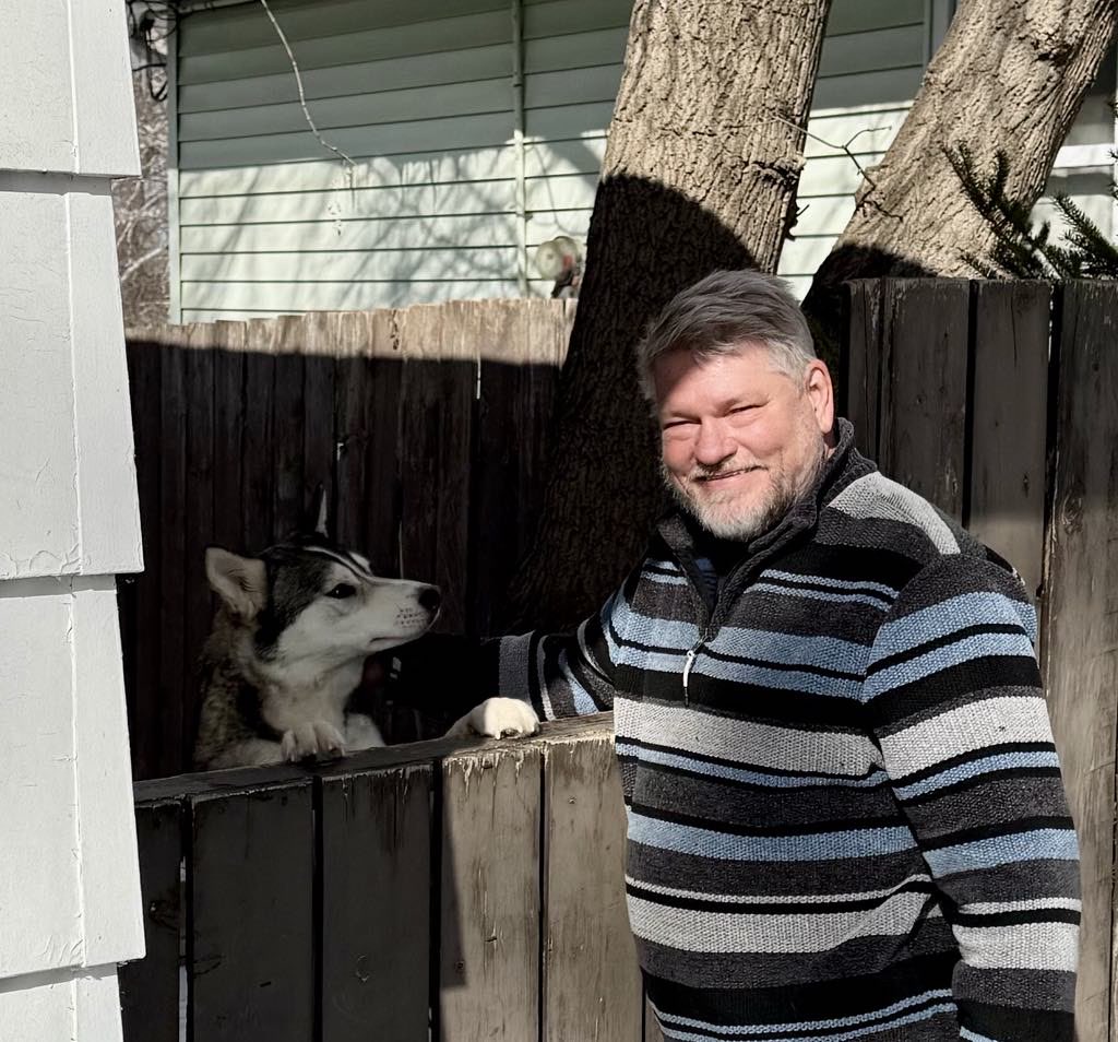 Met a new friend while knocking on doors #bringithome