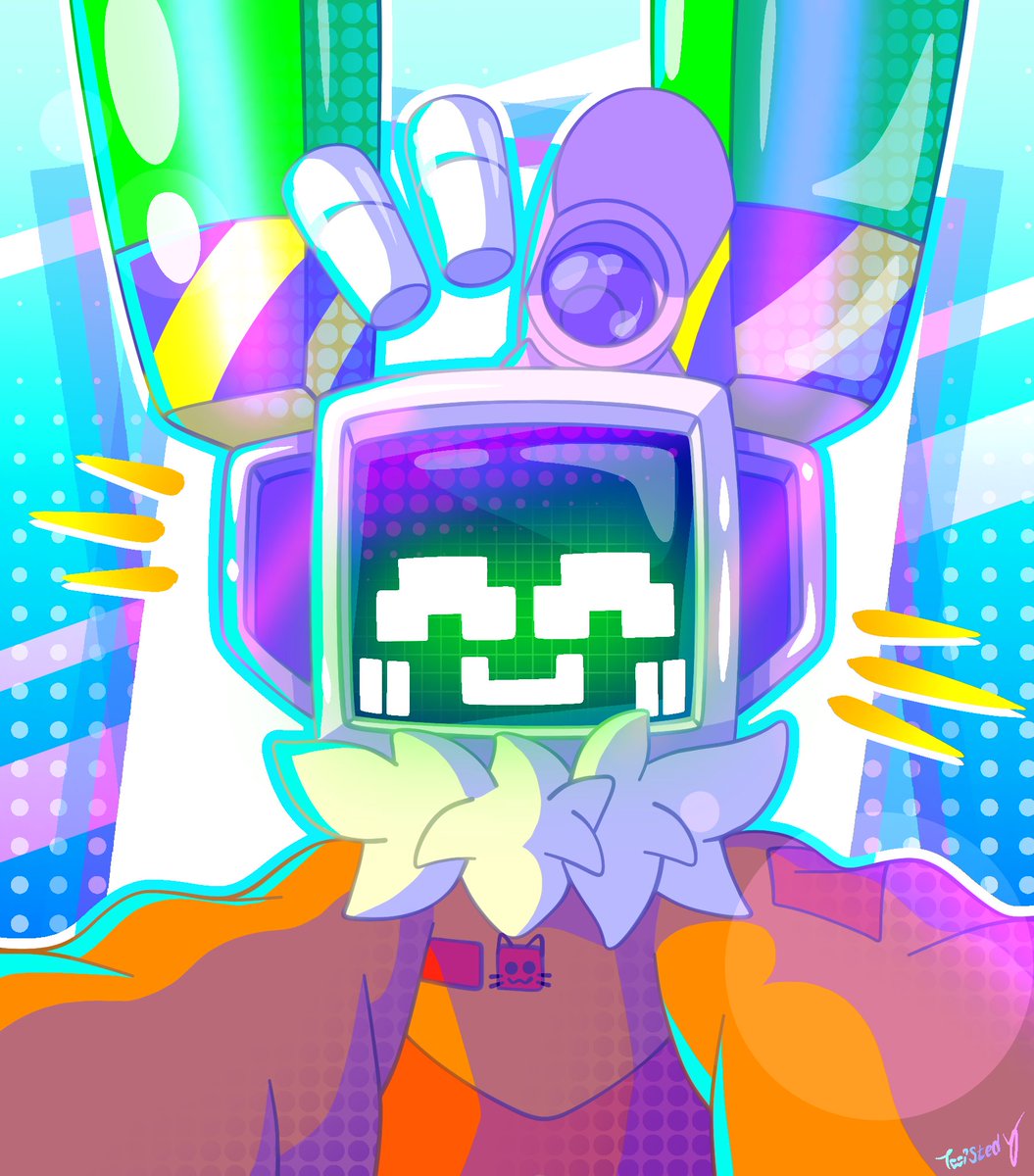 yTwist3d's tweet image. Robot hug. 🤗

#art #robotart #ocartist #robotoc