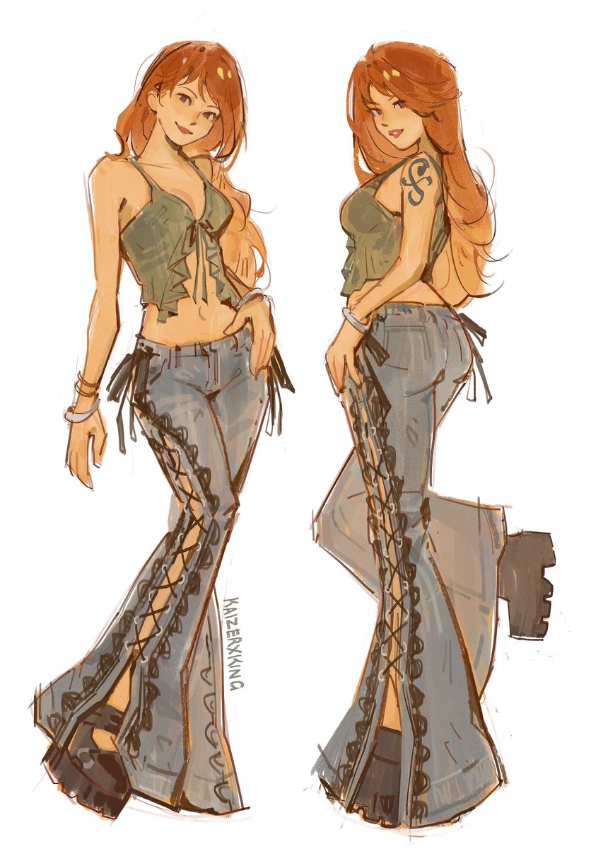 envisioned this fit for nami last night #ONEPIECE