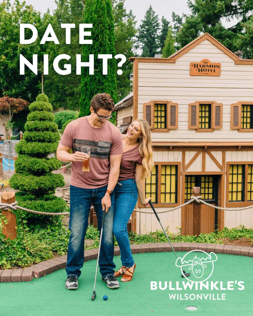 BullwinklesEnt's tweet image. Enjoy the friendly competition, beautiful scenery, and plenty of fun as you putt your way through our course. It's the perfect way to spend quality time together!

#DateNight #MiniGolfFun #BullwinklesFun #CouplesNight #TeeOff