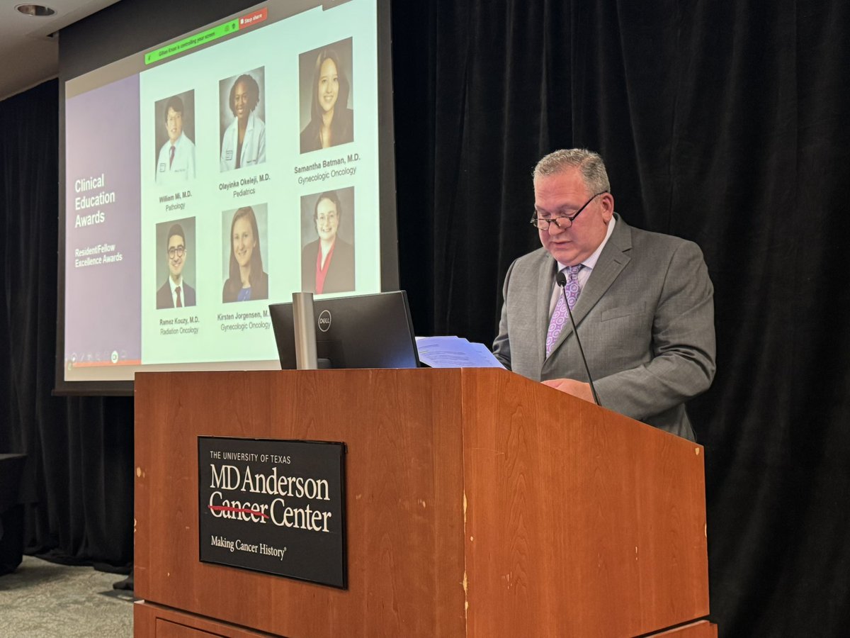 yogagirldd's tweet image. 🥳 Congrats @RKouzyMD ✨ for being honored as recipient of the #Resident Excellence Award for Professionalism! So well-deserved and fitting! 🤩🌟@ChelseaPinnix @ACKoongMDPhD @PrajnanDasMD @DrEmmaHolliday