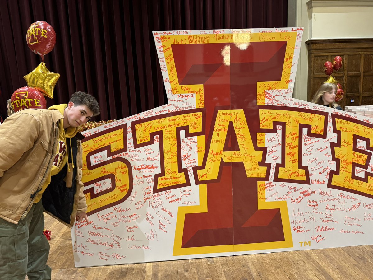 Admitted students day at Iowa State. It’s happening!!! Class of 2029 🎉