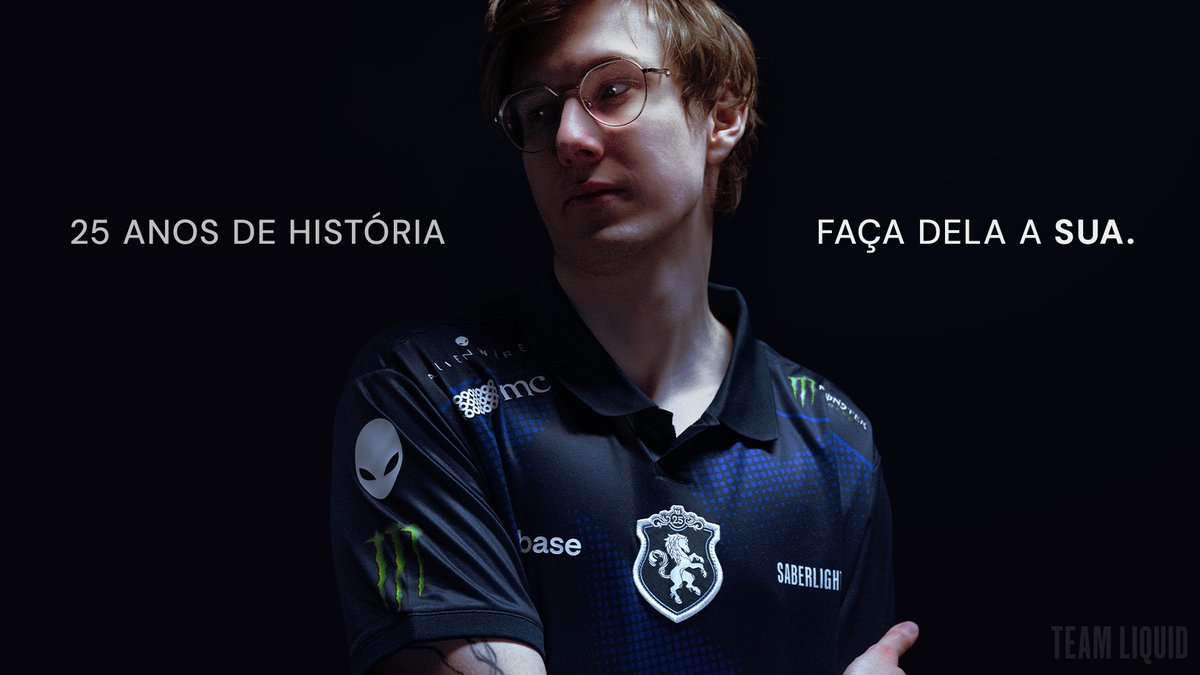 25 anos de momentos. 25 anos de grandeza.

Criada para honrar nossos fãs, os momentos que vivemos e a missão que nos trouxe aqui. A jersey de 2025 para o nosso aniversário de 25 anos está disponível! 

TL.GG/JERSEYBR #TeamLiquid25