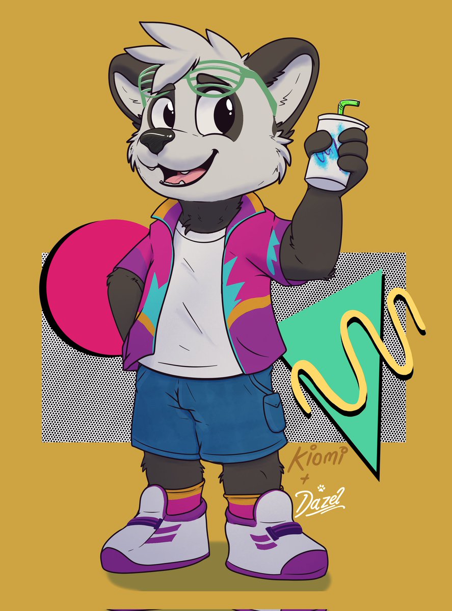 And this one it's done!!

This doodle it's a gift to <a href="/panda_paco/">PacoPanda</a> from me and <a href="/KiomiTea/">Kiomi Puppy Open COMMS</a>

This was an art collab!!

I love 90s vibes!!!

Check kiomi channel his art it's amazing!!:

t.me/KiomiTea

Join my telegram channel:

t.me/dazelcray