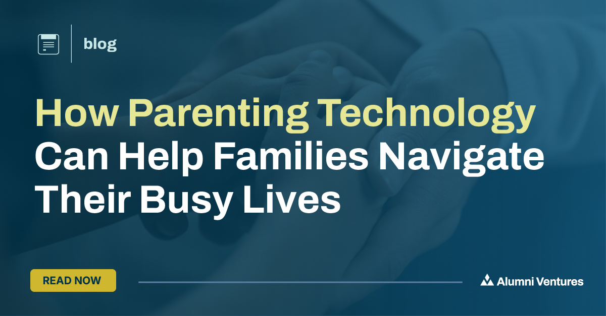 Parenting Tech is tackling the chaos of modern family life. Portfolio companies like <a href="/WeAreKindbody/">Kindbody</a> and <a href="/yumi/">Yumi</a> are delivering innovative solutions redefining how we live, work, and raise the next generation: av-funds.com/3YhSZym.