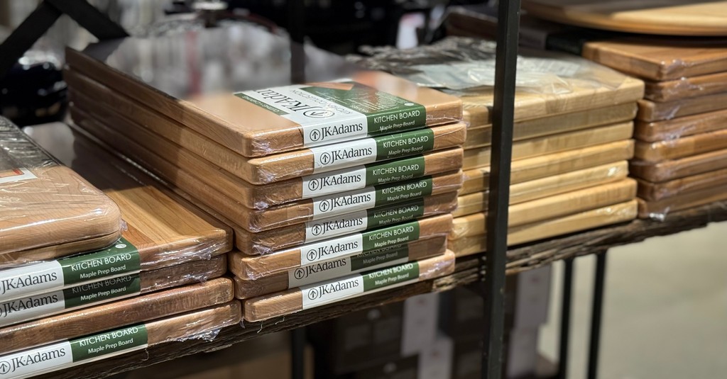 Now at Didriks: JK Adams' cutting boards are perfect for chopping, slicing, and serving, combining durability and style for all your kitchen prep and presentation needs.
