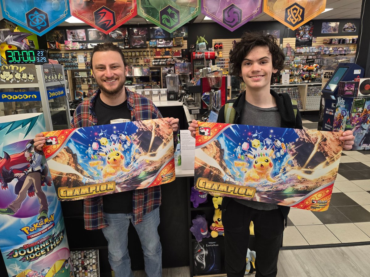 yourgamehaven's tweet photo. Congrats to our Pokemon Cup champions from Game Haven bountiful! Thank you to all of the players who competed, our professors, and our incredible Bountiful staff! https://t.co/380pJWU6JA