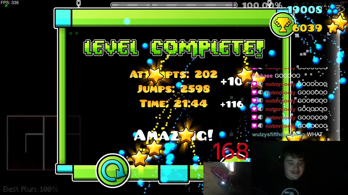 breakcorist's tweet image. ACHERON 100% | 119,081 ATTEMPTS (NEW ESTONIAN HARDEST)
