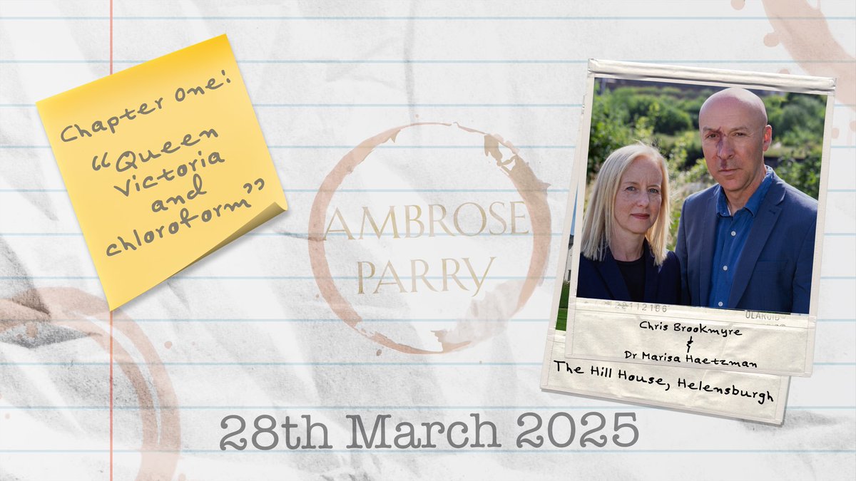 PolaroidHead's tweet photo. IT’S ALL COMING TOGETHER! 🎞️ 

Not long now before @HburghBookFest get their eager mits on the @ambroseparry episodes filmed at The Hill House @N_T_S! 🎥🥳

Here are 2 examples of the title sequence, take a closer look at the post-it notes for the titles of chapters 1 &amp; 2! 📝 https://t.co/c8vBU0oE8O