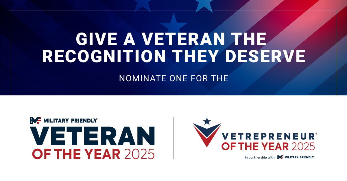 Vetrepreneur® (@vetrepreneuronx) on Twitter photo Know a veteran making an impact in business, sports, education, or their community? Nominate them for Veteran of the Year or Vetrepreneur® of the Year!
⏳ Deadline: April 11, 2025
Nominate now 👉 viqtory.us.launchpad6.com/voy-2025/submi…
#LastCall #VeteranLeadership #VetrepreneurOfTheYear Know a veteran making an impact in business, sports, education, or their community? Nominate them for Veteran of the Year or Vetrepreneur® of the Year!
⏳ Deadline: April 11, 2025
Nominate now 👉 viqtory.us.launchpad6.com/voy-2025/submi…
#LastCall #VeteranLeadership #VetrepreneurOfTheYear