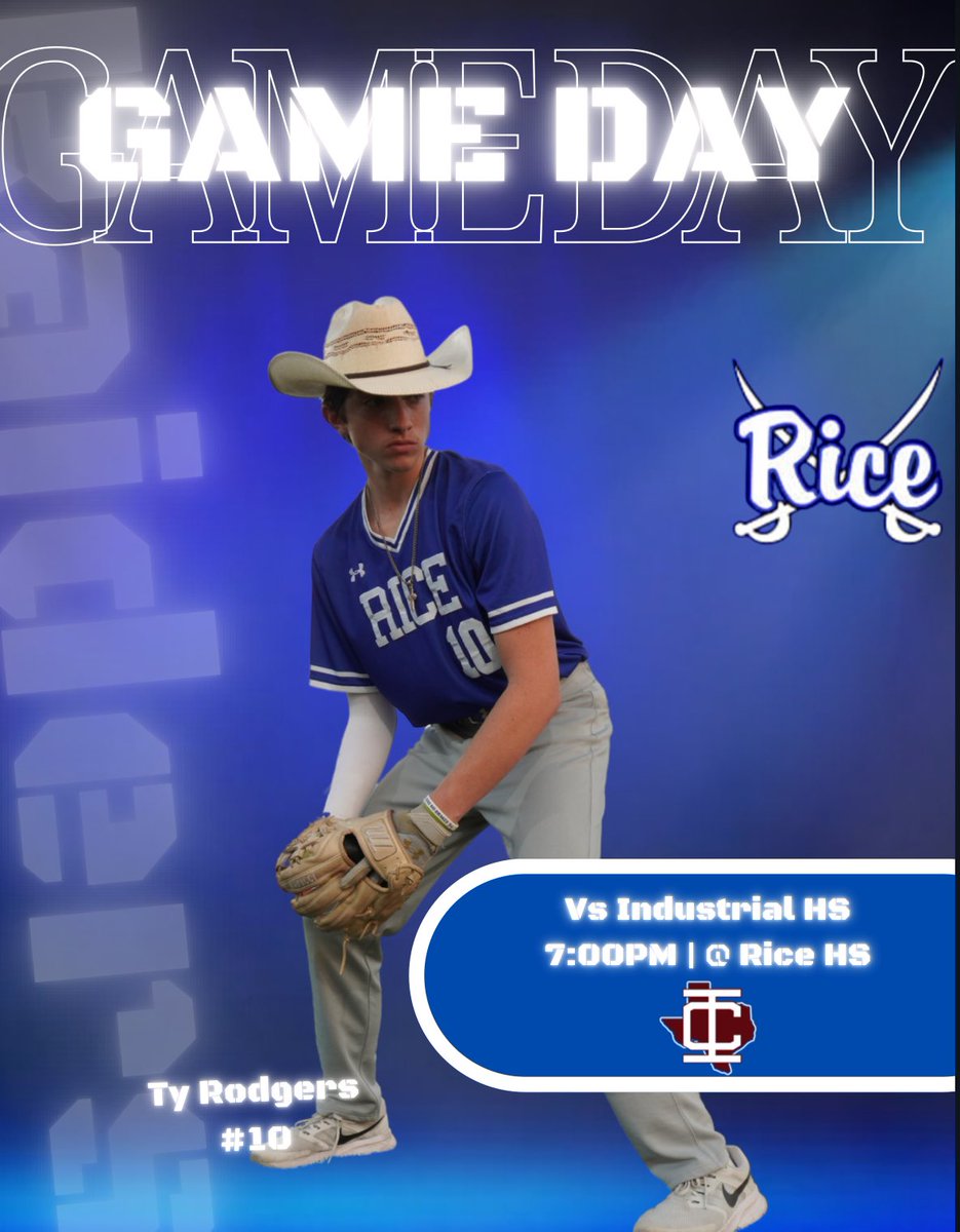 RiceHS_Baseball's tweet photo. Gameday
🆚Industrial
⏰ JV 4:30 Varsity 7:00
📍Rice HS
See you at the SWAMP!
#SwampBall #DiamondRaiders 💎⚔️ https://t.co/raYtZwtDG6