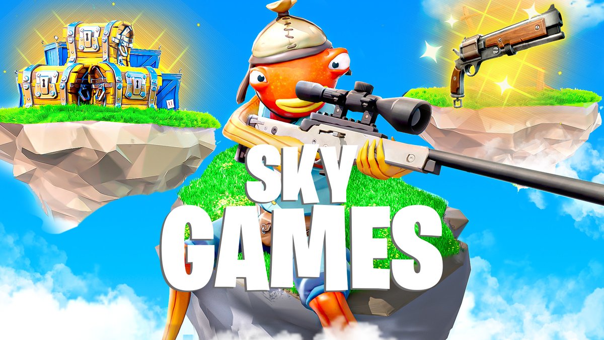 Introducing SKY GAMES!🌩️🏆

Fortnite's battle royale BUT IN THE SKY!  

With a mix of Zero Build, Reload, The Pillars, and Battle Royale - Dominate the Sky Games and be the last one standing!  

Load in NOW! Sky Games - 2933-9488-4080
#Fortnite #FortniteCreative #UEFN