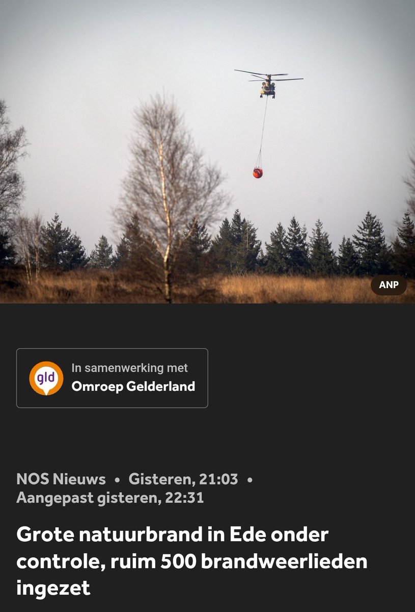 Grote brand in Ede vereist inzet van 500 brandweermannen