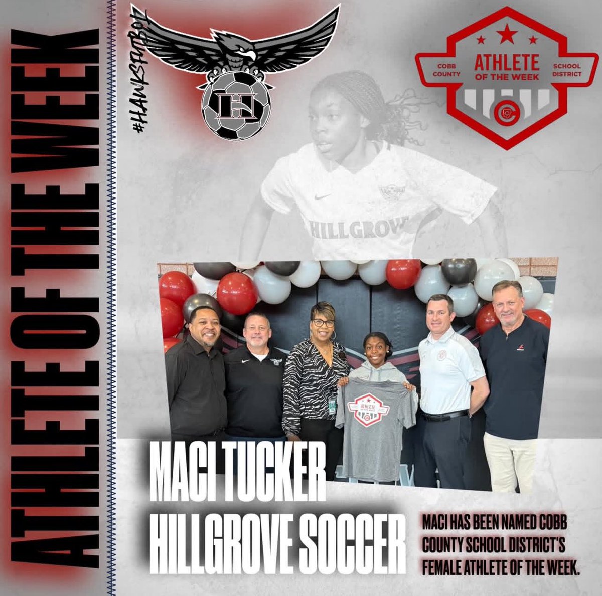 Maci Tucker (@macitucker09) on Twitter photo Super grateful for this! I am so happy to be Cobb County school district athlete of the week! Thank you <a href="/HillgroveSoccer/">Hillgrove Soccer</a> <a href="/hillgrovesports/">Hillgrove Hawks</a> Super grateful for this! I am so happy to be Cobb County school district athlete of the week! Thank you <a href="/HillgroveSoccer/">Hillgrove Soccer</a> <a href="/hillgrovesports/">Hillgrove Hawks</a>