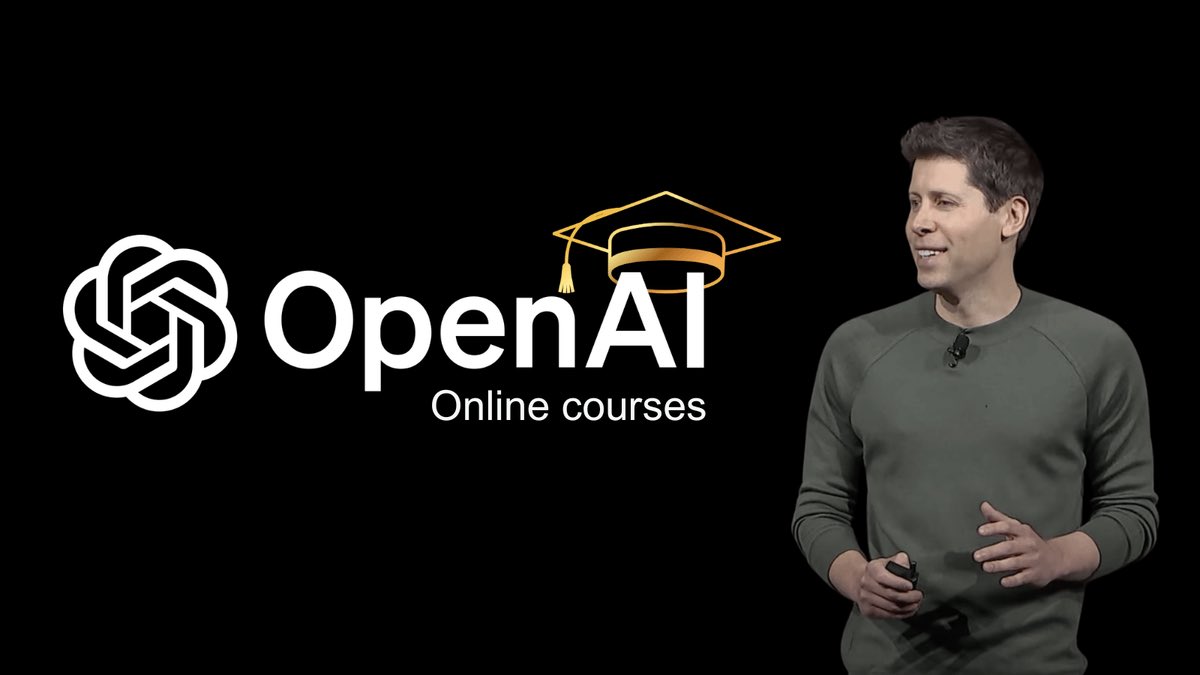 OpenAI entre dans la formation en ligne.

Une opportunité en or pour les entrepreneurs, développeurs et décideurs.
L’avenir se construit avec ceux qui maîtrisent l’IA.

#OpenAI #IA #BusinessTech #SaaS #FormationIA
