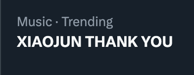 XDejunlove's tweet photo. XIAOJUN THANK YOU trending 📈
#XIAOJUN #XIAOJUNBESTBOY https://t.co/T2NuYiietU