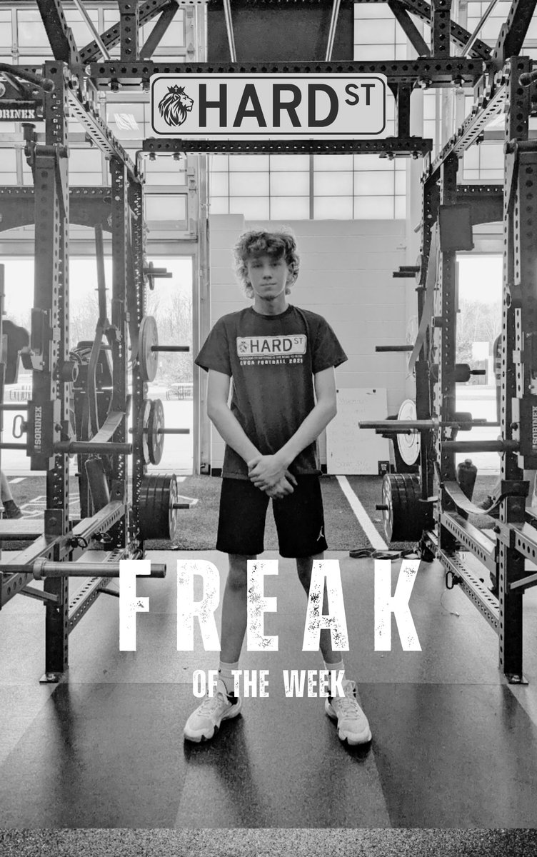 coachnickcook's tweet image. Last week's #FREAKoftheWEEK for the 2nd time was:

⬜Team Grey's JACOB MALISH

Consistency✅, Consistency✅, Consistency✅
is helping him to develop this off-season.

#HARDStreet🚧
#Romans5
#TEAM30
#WTO