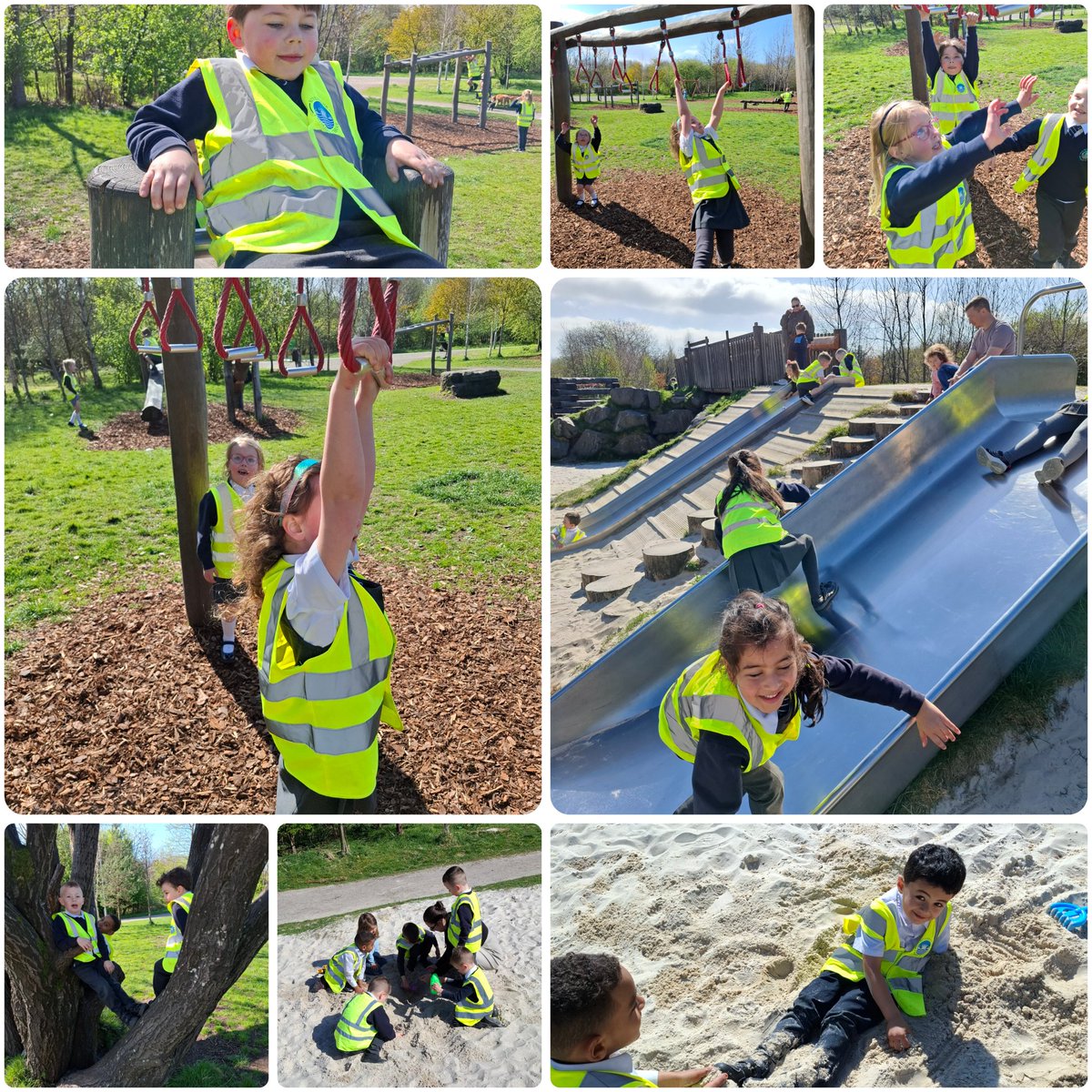 _Mrs_Brooke's tweet photo. It's been one fun but busy week for P1a @RiverbankPri
🐣 Numeracy egg investigation, egg decorating, an amazing session with @FishyMusic, Easter Bonnet parades, Afternoon Tea together &amp; a trip to cunningar loop for Rolling eggs &amp; playing. A great week with great pupils 💙🦊 https://t.co/yXmUwQorF8