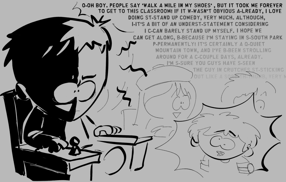 can he fucking shut up bruh 😭😭
#southpark #sptwt #jimmyvalmer #timmyburch #timjim #sptimjim 