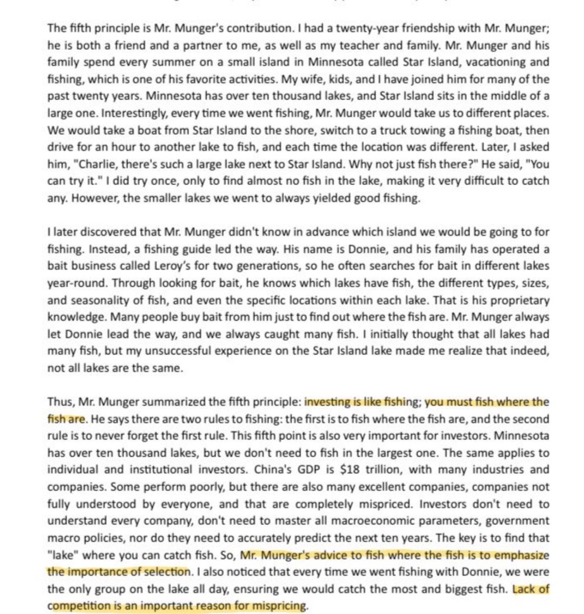 F_Compounders's tweet photo. Li Lu explains a concept from Charlie Munger that a few investor truly understand .

Must read https://t.co/iOiwxYFpmB