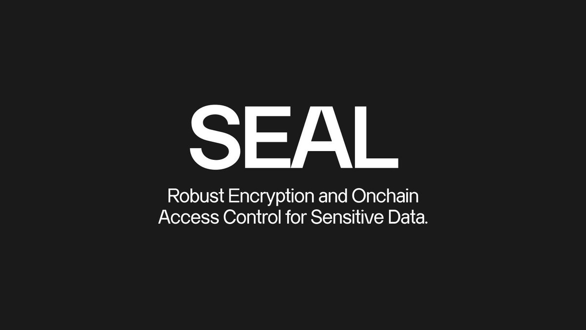 Sui never sleep. 

<a href="/Mysten_Labs/">MystenLabs.sui</a> just released SEAL on SUI Testnet. 

The future of data security and encryption built on Sui.