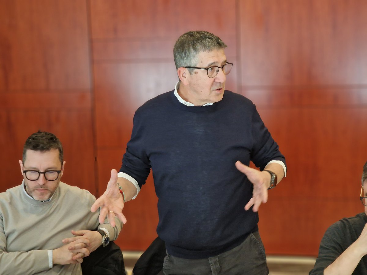 🌹Visita de Patxi López, portaveu del Grup Parlamentari Socialista al Congrés dels Diputats!