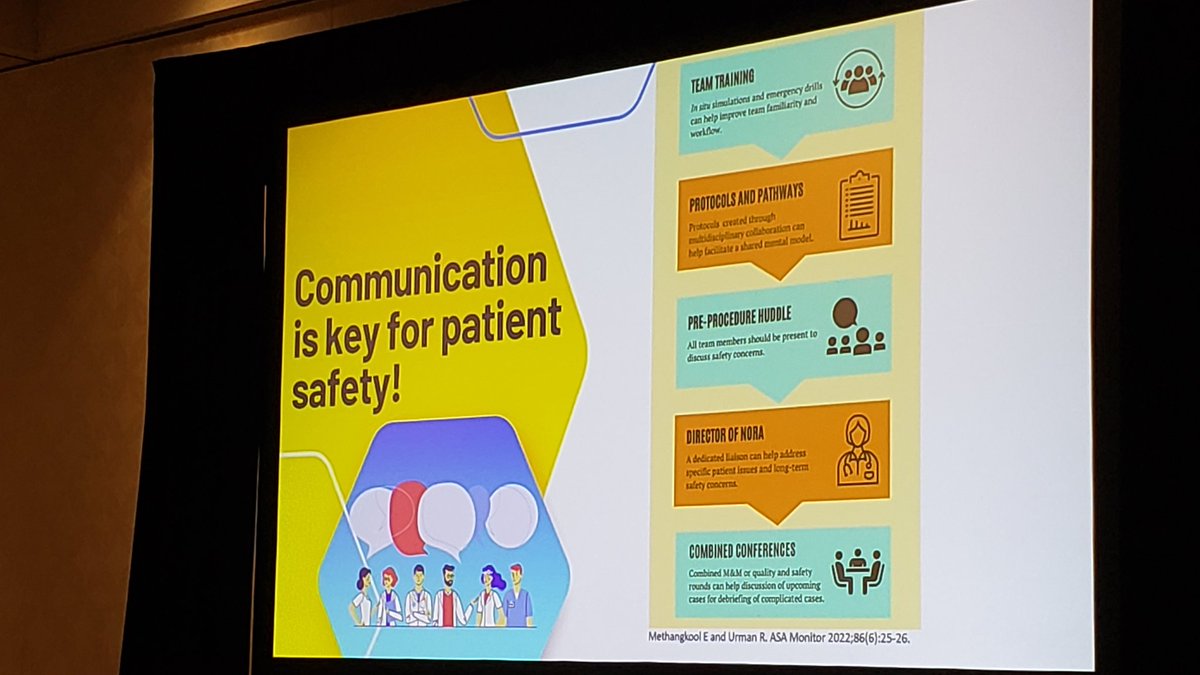 Ed Mariano, MD, MAS, FASA, FASRA 🇺🇸🇵🇭 (@emarianomd) on Twitter photo Ensuring patient safety in non-OR anesthesia (NORA) locations: <a href="/dremilym/">Emily Methangkool MD, MPH</a> #CSAAnnual25
Adverse events associated with unfamiliar locations and teams, poor ergonomics and access to supplies/equipment/help, distractions, and production pressure. Ensuring patient safety in non-OR anesthesia (NORA) locations: <a href="/dremilym/">Emily Methangkool MD, MPH</a> #CSAAnnual25
Adverse events associated with unfamiliar locations and teams, poor ergonomics and access to supplies/equipment/help, distractions, and production pressure.