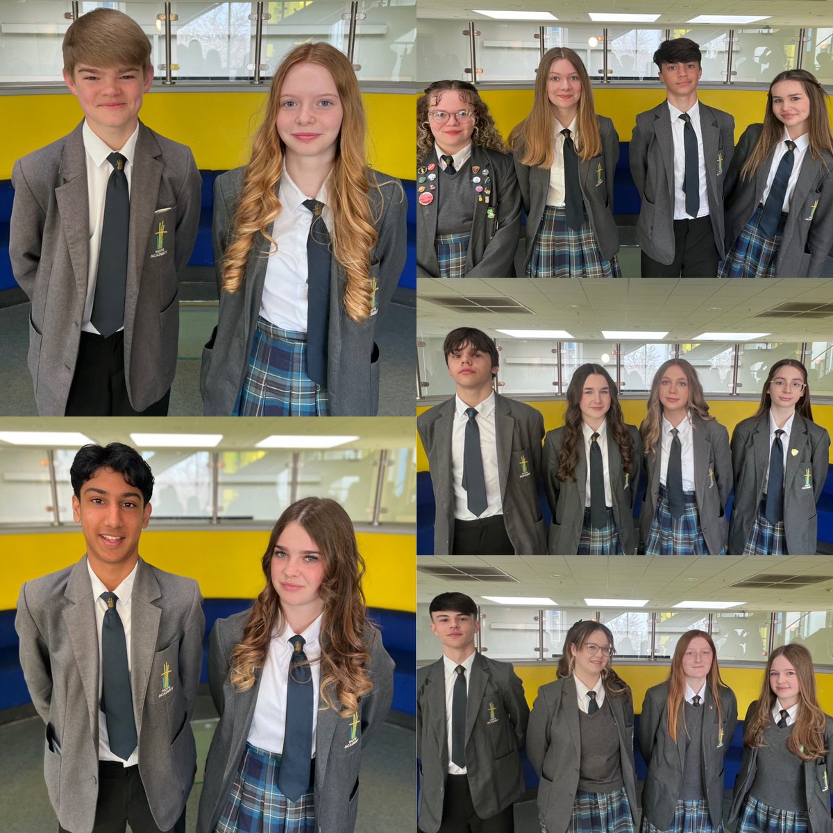 MissGreenHopeAP's tweet photo. A brand new and exciting student Senior Leadership Prefect Team for the Class of 2026! Congratulations everybody 👏🏼🌟🤩 @Hope_Academy https://t.co/5hcFI4uMZb