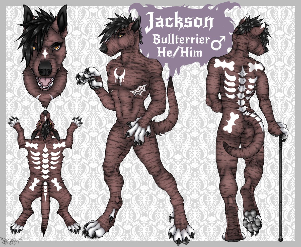 Jackson_near_'s tweet photo. Jackson the Bullterrier ref sheet
.
.
.
#furry #fursona #anthroart #furryartwork #gothfurry #furryarts #digitalart #referencesheet #bullterrier #githfursona https://t.co/lDj2COJJBw