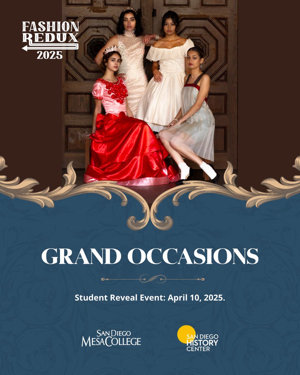 Fashion Redux 2025 is almost here! 🎉 Join us April 10 for a runway show👗✨ #FashionRedux2025
…istorycenter.ticketing.veevartapp.com/tickets/view/l…