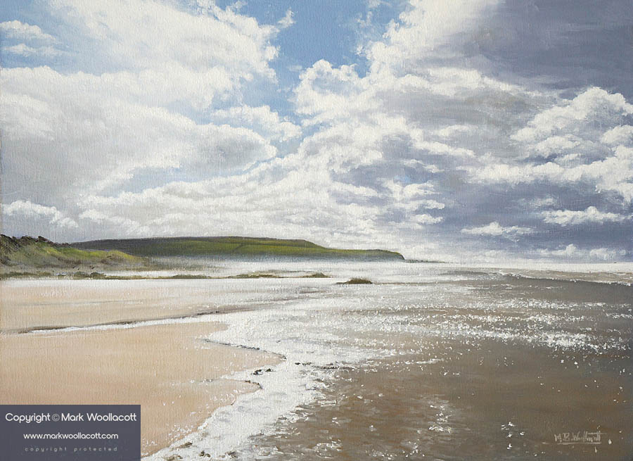 Morning Light at Bantham – Available at Mayne Gallery, Kingsbridge.

Oil on canvas board. Dimensions: 16 x 12 inches.

This artwork not only celebrates the timeless charm of Bantham Beach but also evokes a sense of peace and connection to nature's beauty.
maynegallery.co.uk/artists/mark-w…