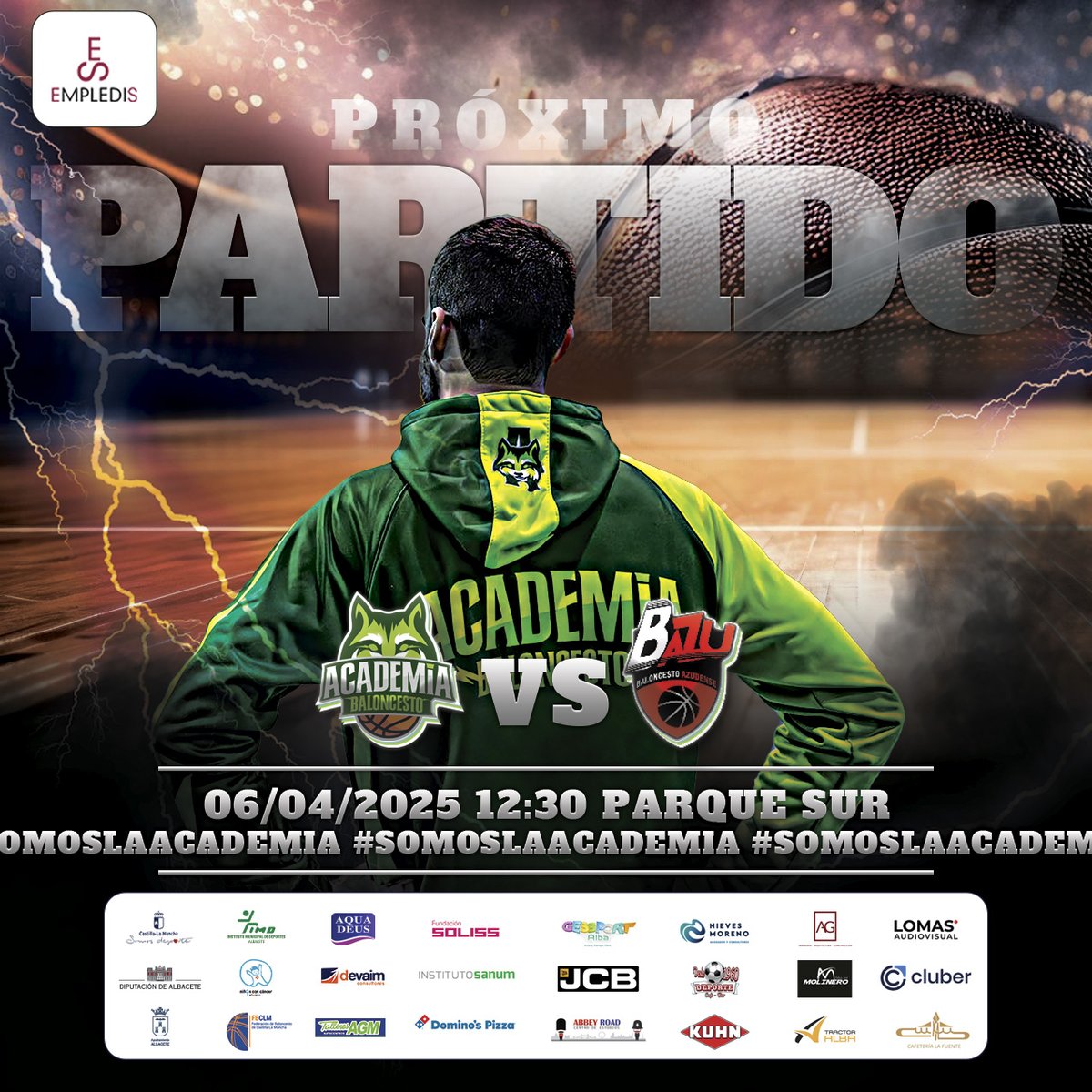 LaAcademiaAB's tweet photo. 💚 ¡Último de la temporada para el @Empledis Academia Baloncesto AB! ¡Vamos Linces!
#SomosLaAcademia #LaAcademiaAB #AcademiaBaloncestoAlbacete #baloncesto #Albacete #baloncestoAlbacete #Empledis https://t.co/JElrMbOLJ5