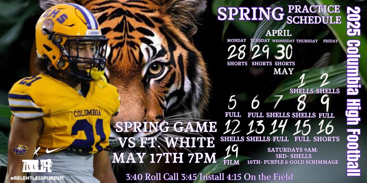 CHSTigerPride_'s tweet photo. It’s time for the Tigers to “spring” into action! We welcome collegiate coaches to stop by and see what our student-athletes have to offer!

#ZooLife
#RelentlessPursuit https://t.co/zVBNgH7n5B