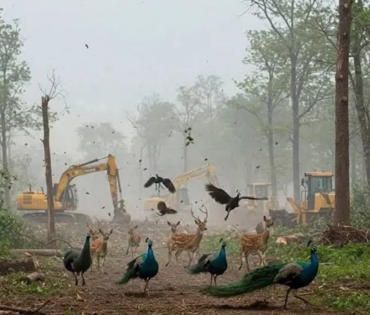 Chandan86396649's tweet photo. जमीं, दरिया, जंगल और आसमानों को निगल रहा है 
कम-ज़र्फ़ इंसान अपने आने वाले कल को निगल रहा है https://t.co/zbLzqWvu4K